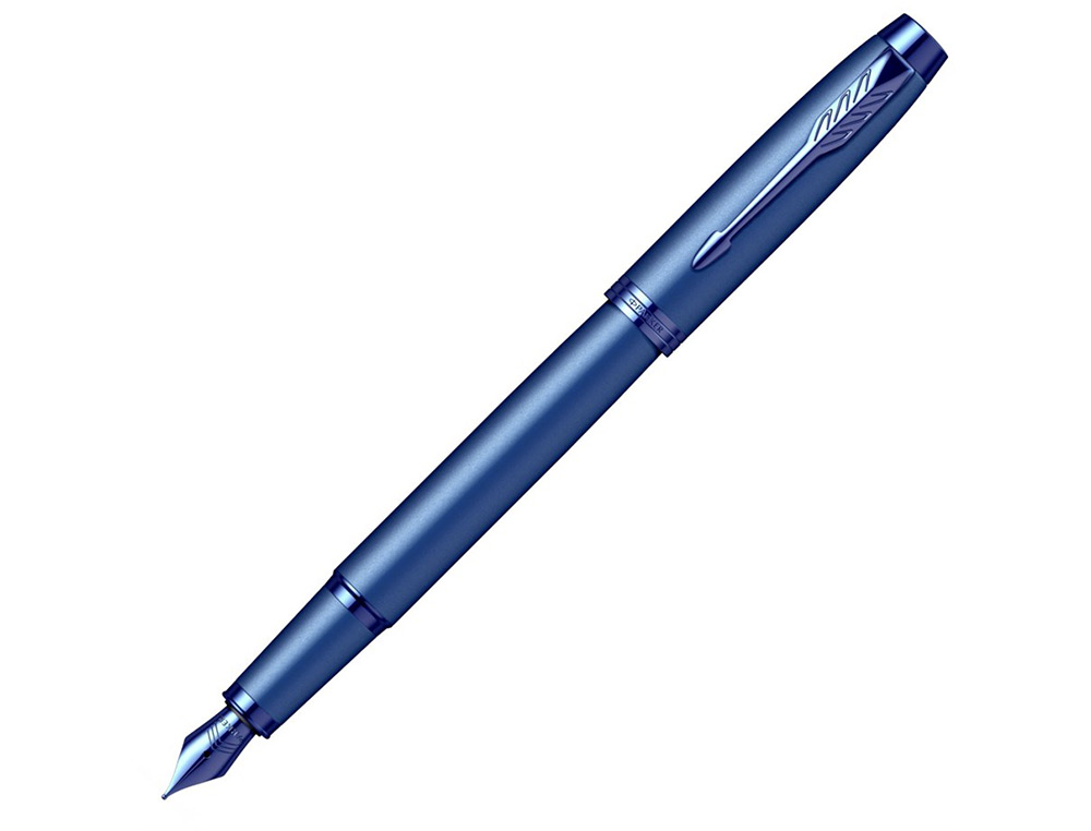 STYLO-PLUME PARKER IM MONOCHROME BLEU POINTE MOYENNE ENCRE BLEU ETUI CADEAU