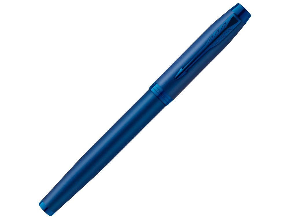 STYLO-PLUME PARKER IM MONOCHROME BLEU POINTE MOYENNE ENCRE BLEU ETUI CADEAU