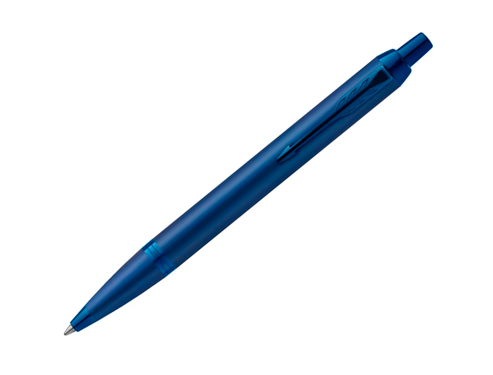 STYLO-BILLE PARKER IM MONOCHROME BLEU POINTE MOYENNE ENCRE BLEU ETUI CADEAU