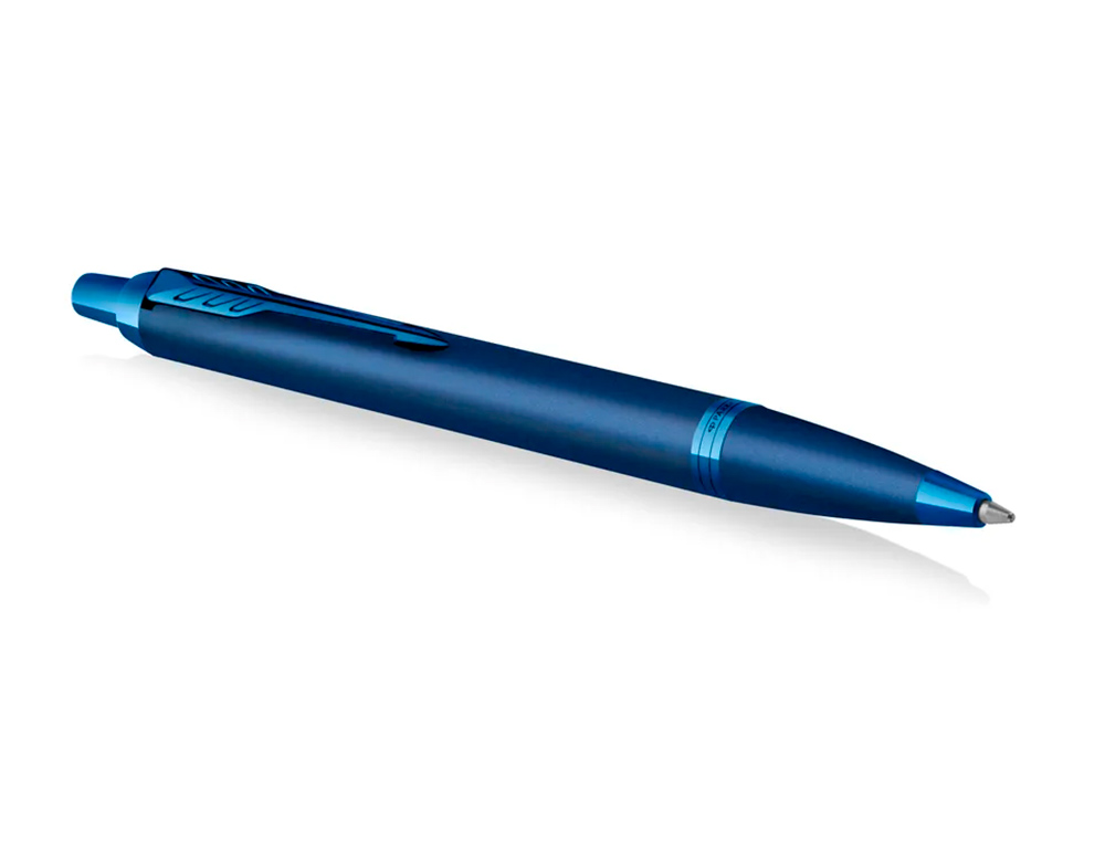 STYLO-BILLE PARKER IM MONOCHROME BLEU POINTE MOYENNE ENCRE BLEU ETUI CADEAU