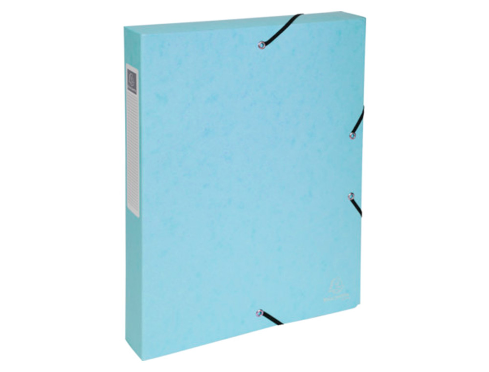 BOITE DE CLASSEMENT EXABOX AQUAREL A4 DOS 40MM ASSORTIMENT