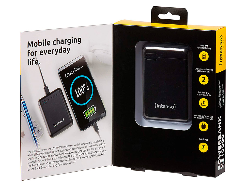 POWER BANK TYPE C XS 10000 COLORIS NOIR