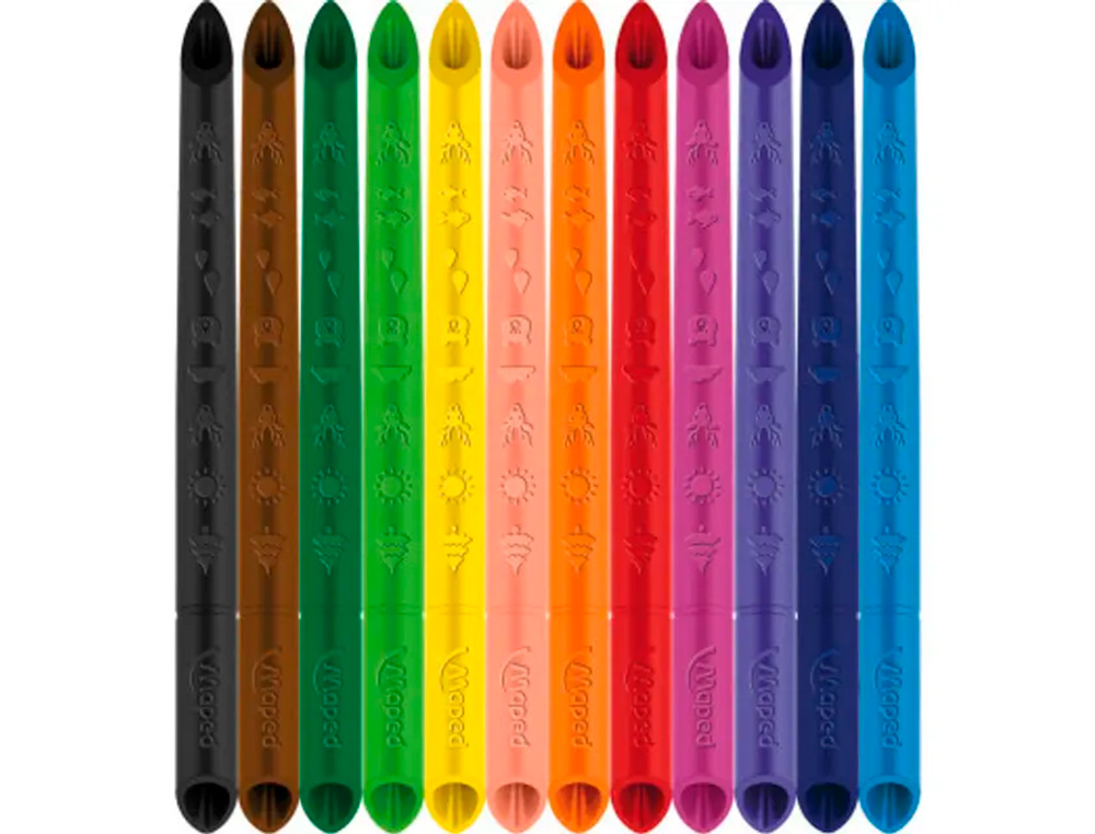CRAYONS COULEUR MAPED COLOR'PEPS INFINITY MINE INFINIE POCHETTE DE 12