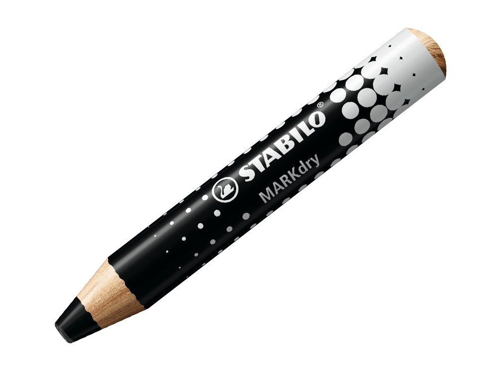 CRAYON MARQUEUR STABILO MARKDRY POUR          ECRIRE SUR DE TABLEAU BLANC   COLORIS NOIR