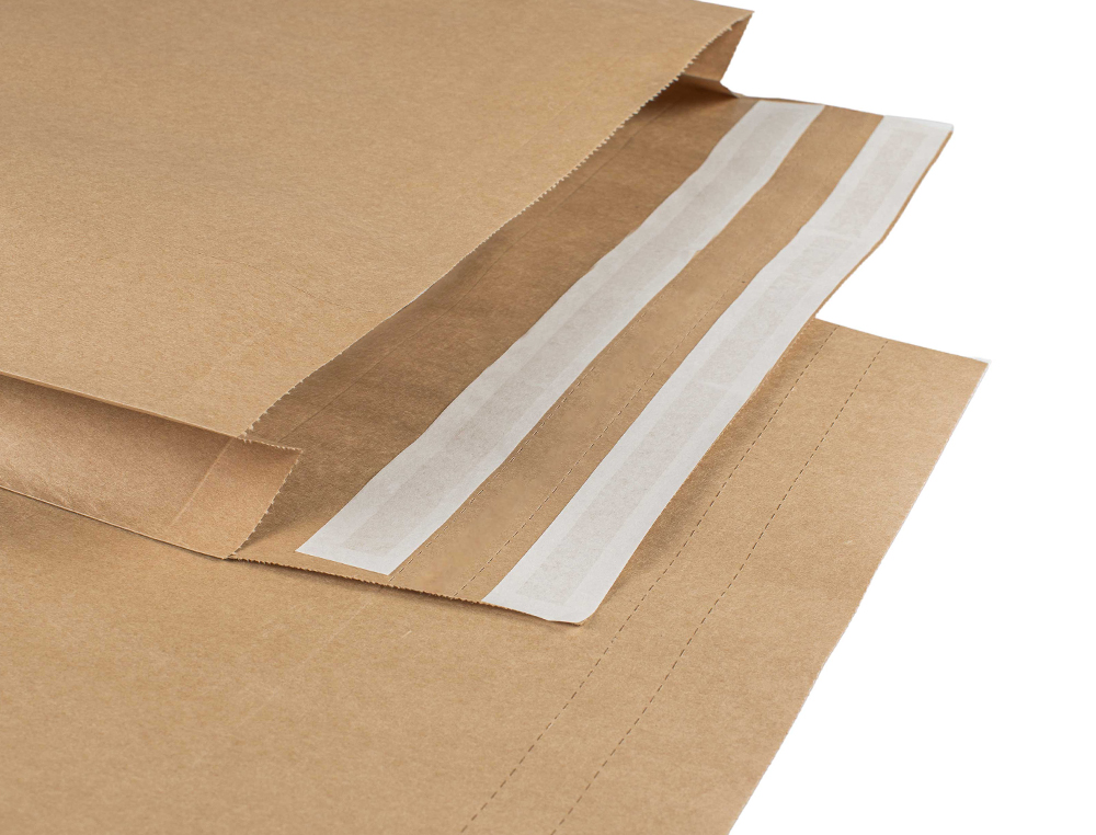 POCHETTE ALLER RETOUR TAILLE M AUTO-ADH SIVE 340X420X80 MM BOITE DE 250 UNITES
