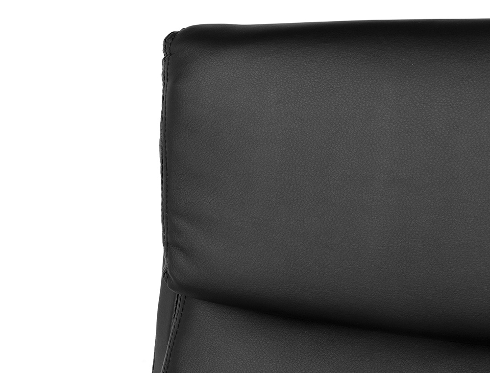 FAUTEUIL DE DIRECTION Q-CONNECT LEO DOSSIER REGLABLE HAUTEUR 1170 + 80 MM HAUTEUR LARGEUR 650 MM PROFONDEUR 700 NOIR