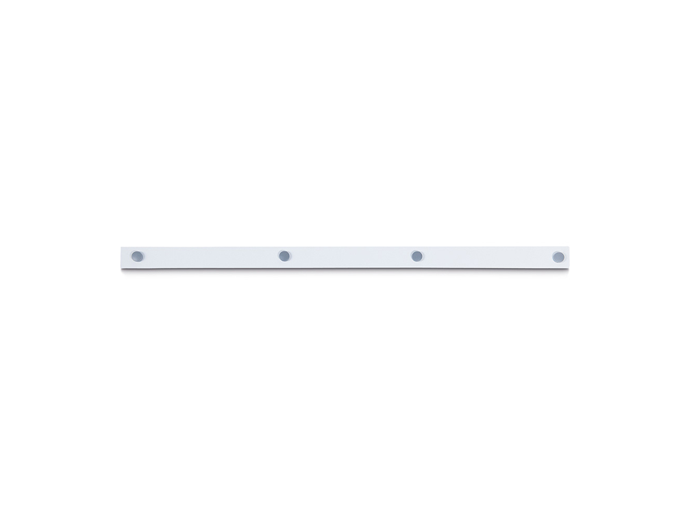 BANDE METALLIQUE MAUL STANDARD LONGUEUR 1M AVEC 4 AIMANTS COLORIS BLANC
