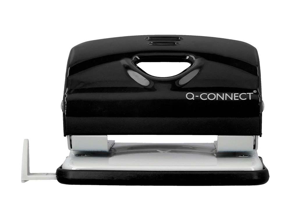 PERFORATEUR Q-CONNECT KF14217 2 TROUS OUVERTURE 2MM         CAPACITE 20 FEUILLES COLORIS  NOIR