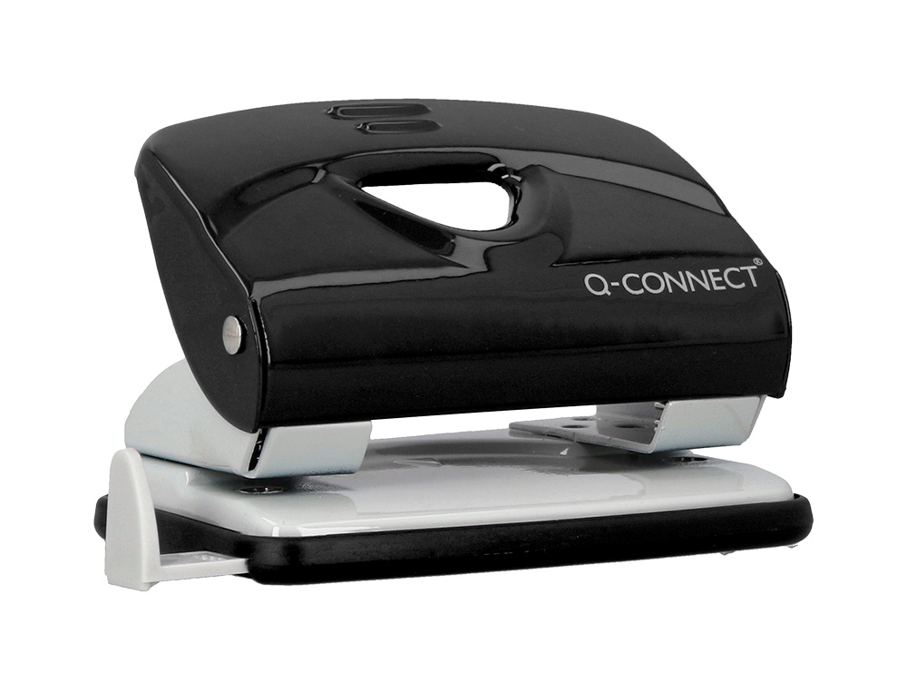 PERFORATEUR Q-CONNECT KF14217 2 TROUS OUVERTURE 2MM         CAPACITE 20 FEUILLES COLORIS  NOIR
