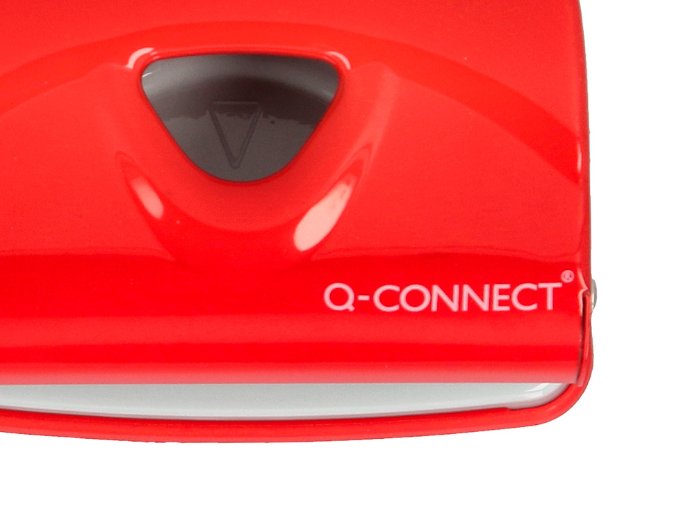 PERFORATEUR Q-CONNECT KF14219 2 TROUS OUVERTURE 2MM         CAPACITE 20 FEUILLES COLORIS  ROUGE