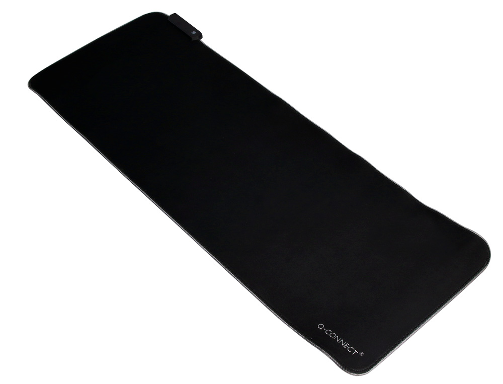 TAPIS SOURIS Q-CONNECT GAMING XXL LUMIERE LED CONNECTION    USB 800X300X4MM COLORIS NOIR