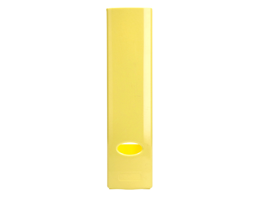 PORTE-REVUES Q-CONNECT PLASTIQUE 320X250X80MM COLORIS JAUNE PASTEL