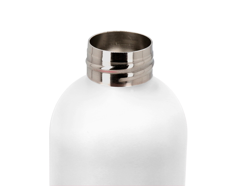 BOUTEILLE ISOTHERME ANTARTIK ACIER INOXYDABLE SANS BPA 500ML COLORIS BLANC