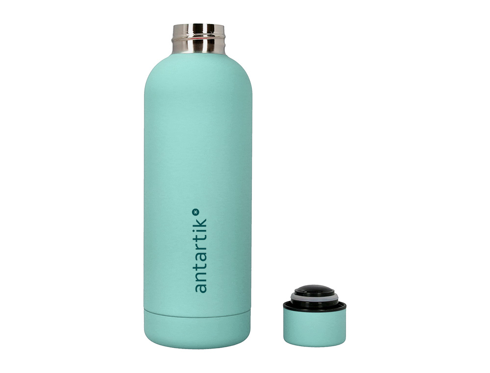 BOUTEILLE ISOTHERME ANTARTIK ACIER INOXYDABLE SANS BPA 500ML COLORIS MENTHE