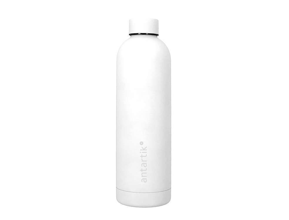 BOUTEILLE ISOTHERME ANTARTIK ACIER INOXYDABLE SANS BPA 750ML COLORIS BLANC