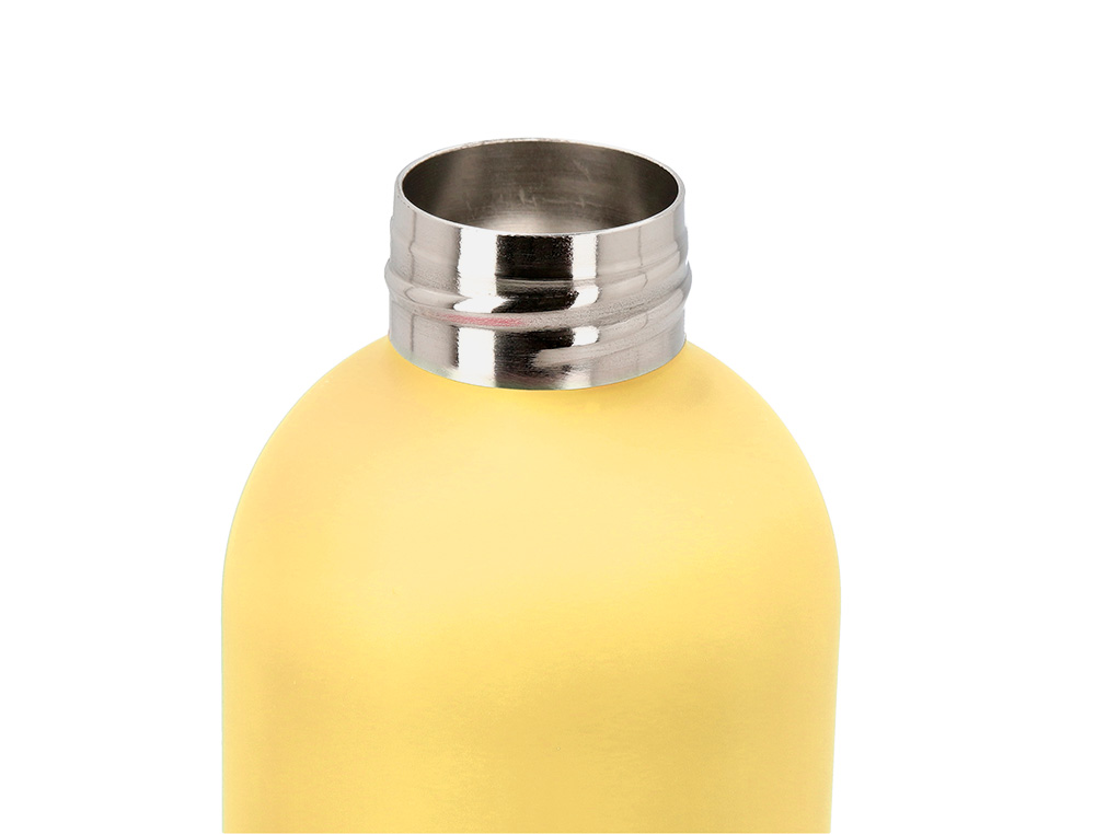 BOUTEILLE ISOTHERME ANTARTIK ACIER INOXYDABLE SANS BPA     750ML COLORIS JAUNE