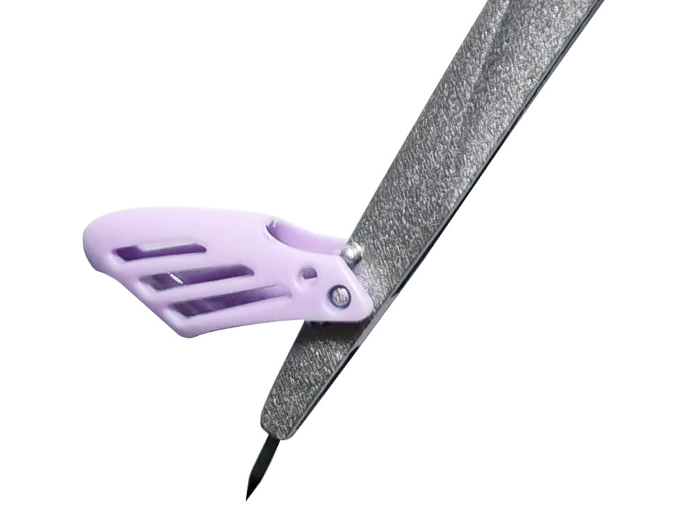 COMPAS LIDERPAPEL LOCK DEVICE ADAPTATEUR UNIVERSEL ET MINES COLORIS VIOLET