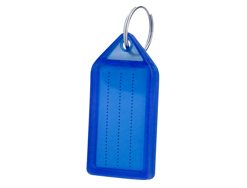 PORTE-CLES Q-CONNECT PORTE-ETIQUETTE PREMIUM       COLORIS BLEU BOITE 40 UNITES