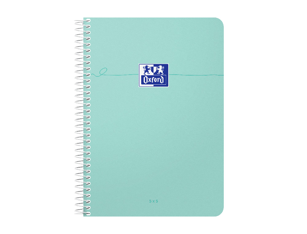 CARNET OXFORD SMART SPIRALE 105X148MM 100 PAGES OPTIK     PAPER 5X5 COLORIS PASTEL      ASSORTIS LOT 20 UNITES