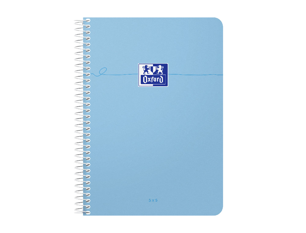 CARNET OXFORD SMART SPIRALE 105X148MM 100 PAGES OPTIK     PAPER 5X5 COLORIS PASTEL      ASSORTIS LOT 20 UNITES