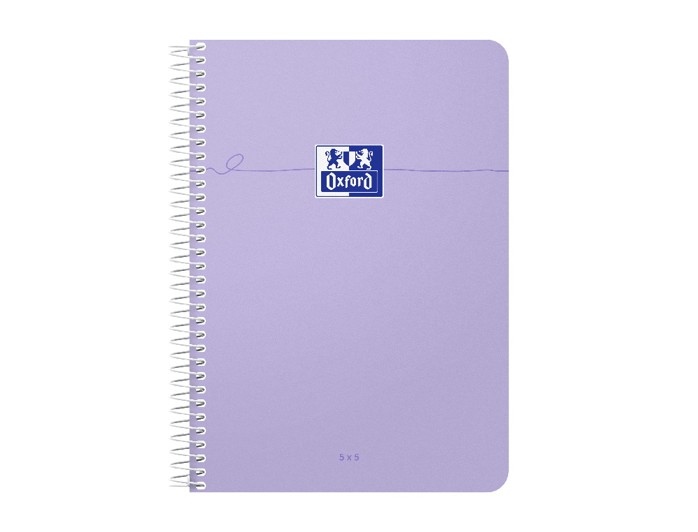 CARNET OXFORD SMART SPIRALE 105X148MM 100 PAGES OPTIK     PAPER 5X5 COLORIS PASTEL      ASSORTIS LOT 20 UNITES