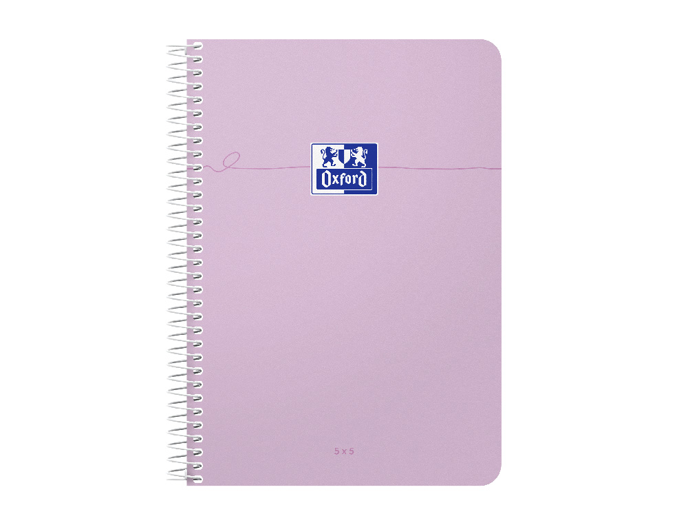 CARNET OXFORD SMART SPIRALE 105X148MM 100 PAGES OPTIK     PAPER 5X5 COLORIS PASTEL      ASSORTIS LOT 20 UNITES