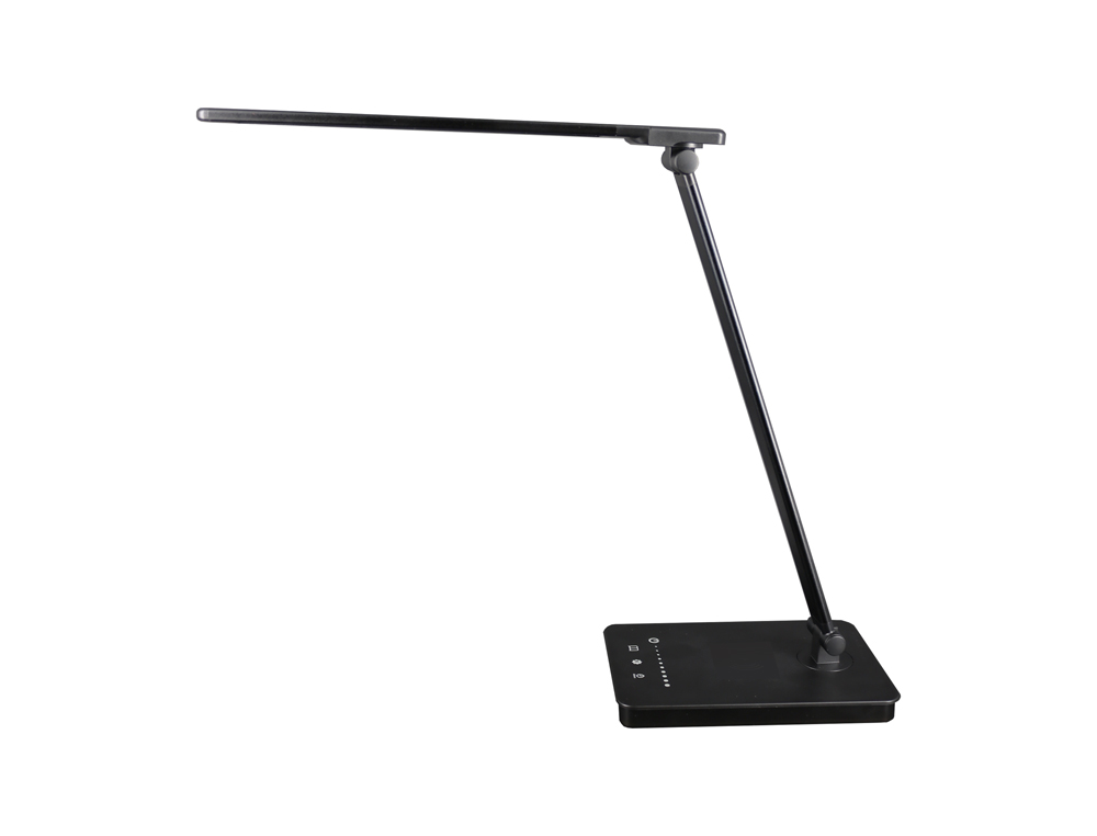 LAMPE UNILUX NOVY PLIABLE USB LED TETE ET BASE ROTATIVE     BRAS REGLABLE COLORIS NOIR