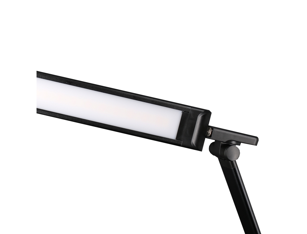 LAMPE UNILUX NOVY PLIABLE USB LED TETE ET BASE ROTATIVE     BRAS REGLABLE COLORIS NOIR