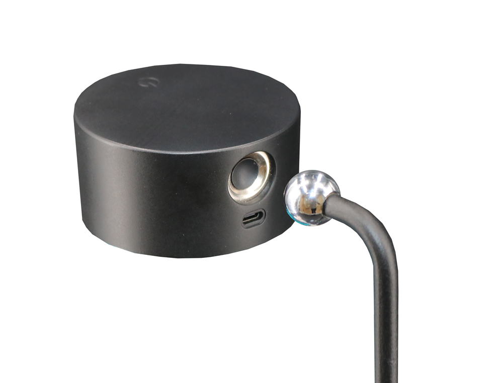 LAMPE UNILUX SUNSET LED BOULE MAGNETIQUE ROTATIVE 360       COLORIS NOIR