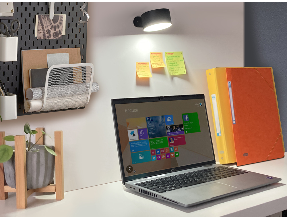LAMPE UNILUX SUNSET LED BOULE MAGNETIQUE ROTATIVE 360       COLORIS NOIR