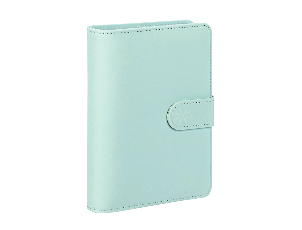 BUDGET PLANNER VIQUEL A5 PU 190X130X30MM FERMETURE        AIMANTEE COLORIS ASSORTIS     ALEATOIRE PARME OU TURQUOISE