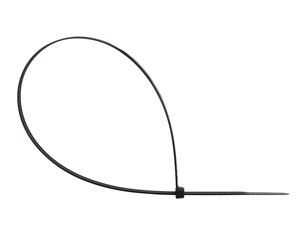 SCELLE Q-CONNECT 400X4,8MM COLORIS NOIR SACHET 100 UNITES