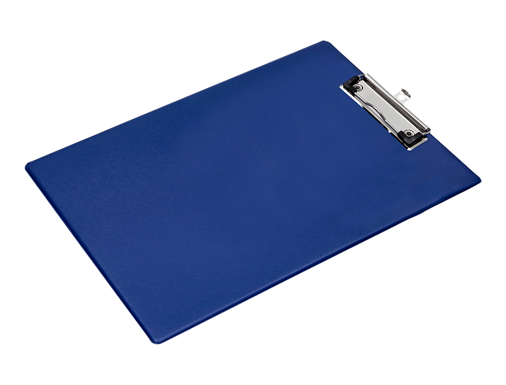 PORTE-BLOC Q-CONNECT DIN A4 PLASTIQUE 50% RECYCLE EPAISSEUR 2,1MM COLORIS BLEU