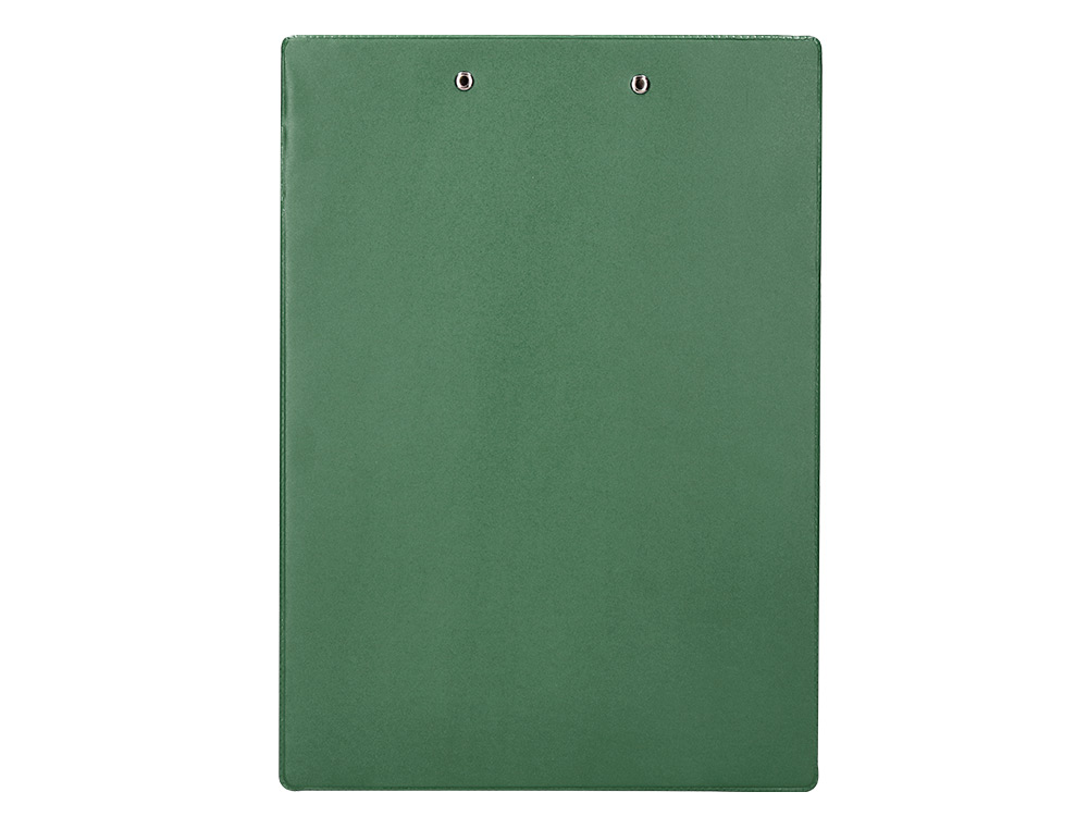 PORTE-BLOC Q-CONNECT MINICLIP SUPERIEUR DIN A4 PLASTIQUE 50% RECYCLE EPAISSEUR 2,1MM COLORIS VERT OLIVE