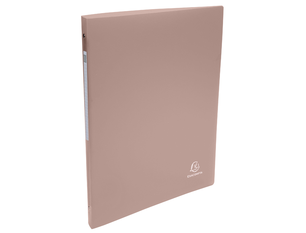 CLASSEUR EXACOMPTA 4 ANNEAUX EN D 15MM PP SKANDI COLORIS   ASSORTIS