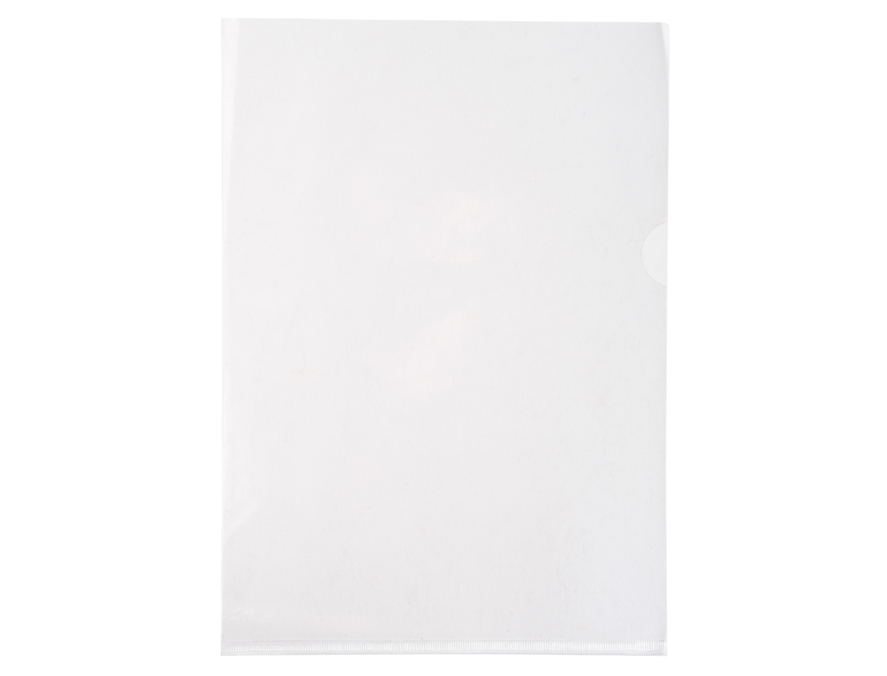 POCHETTE COIN EXACOMPTA A4 PVC CRISTAL 13/100EME PAQUET 10 UNITES