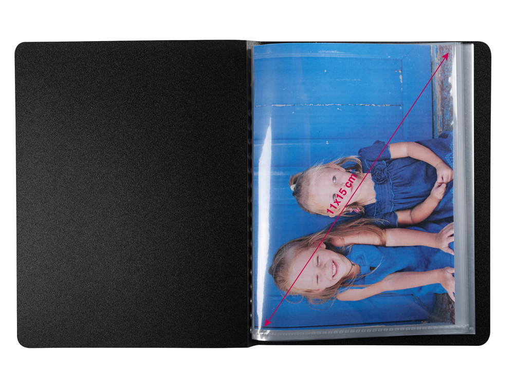 PORTE-VUES EXACOMPTA OPAK PP 40 VUES 11X15CM COLORIS       ASSORTIS