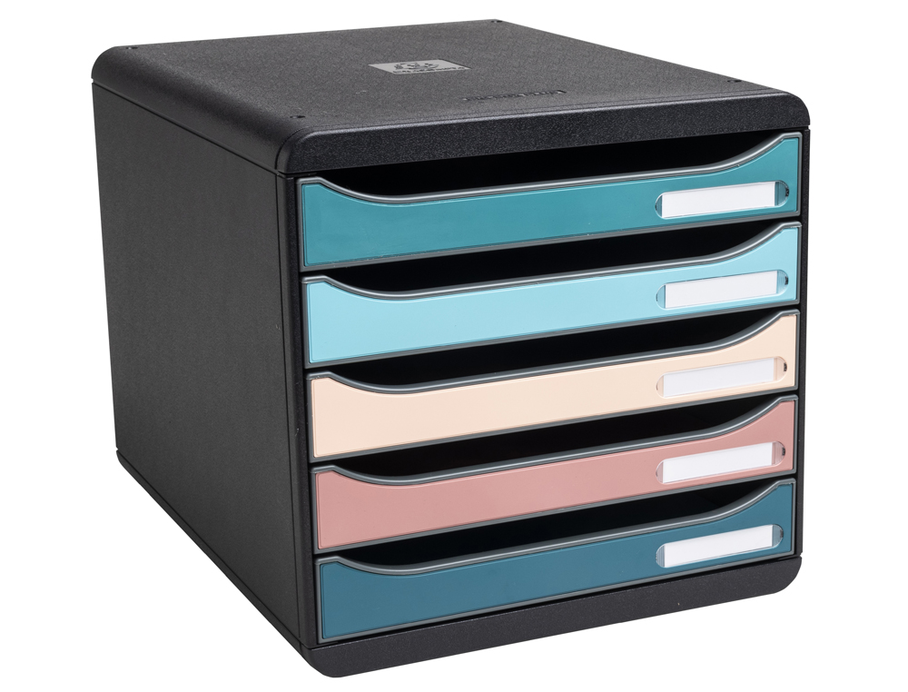 MODULE CLASSEMENT EXACOMPTA BIG BOX PLUS SKANDI 5 TIROIRS COLORIS ASSORTIS