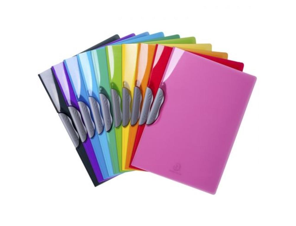 CHEMISE CLIP EXACOMPTA IDERAMA A4 PP DESIGN COLORIS ASSORTIS