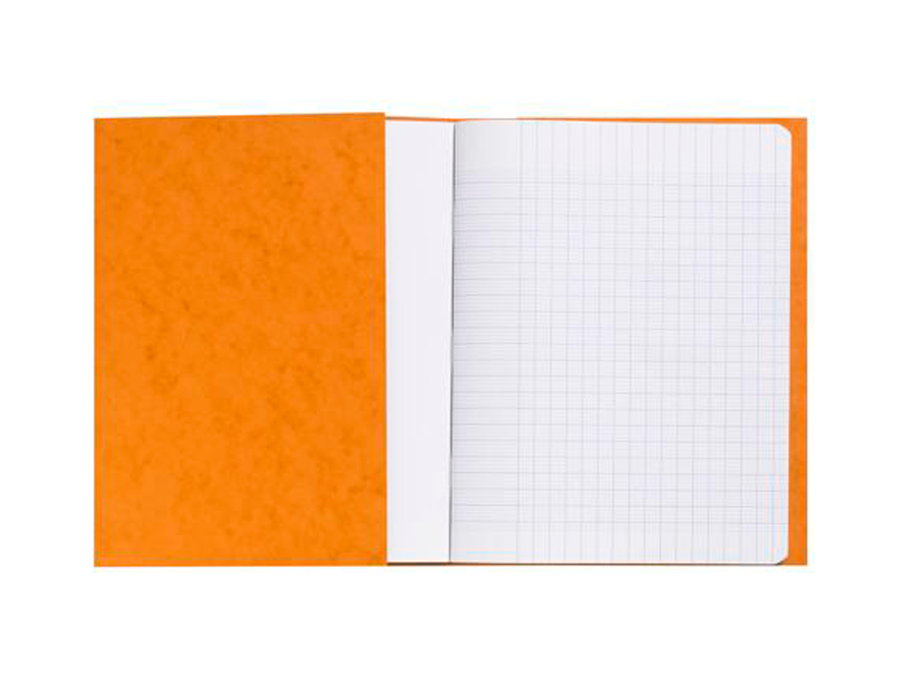 PROTEGE-CAHIER EXACOMPTA CARTE LUSTREE 225GR 17X22CM   COLORIS ORANGE LOT 10 UNITES