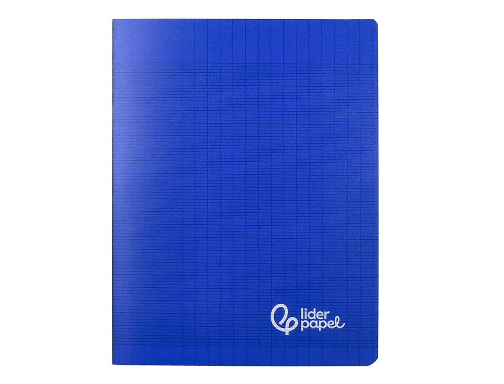 CAHIER PIQURE LIDERPAPEL COUVERTURE PP 170X220MM 96P   SEYES COLORIS BLEU