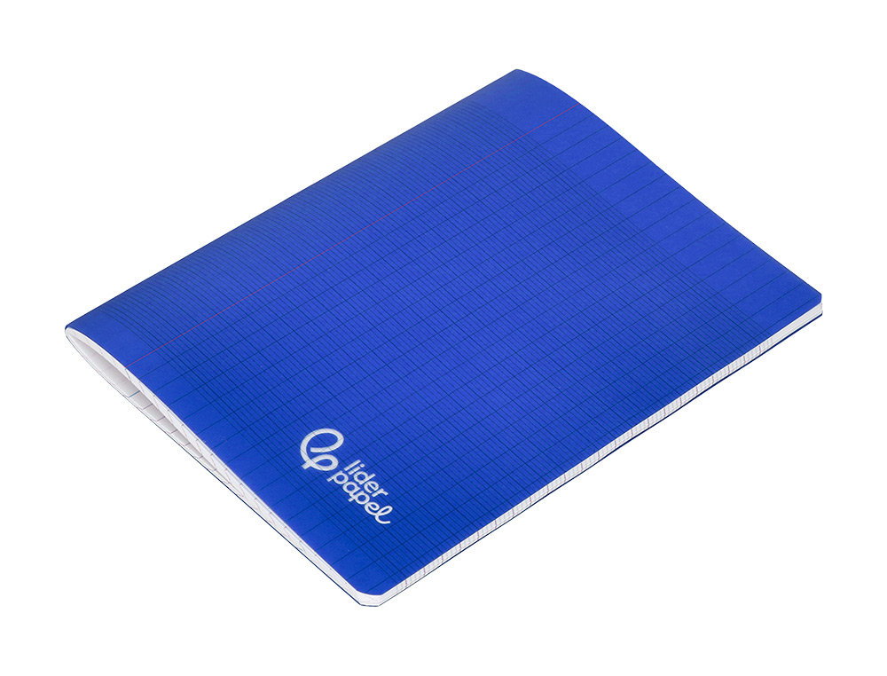 CAHIER PIQURE LIDERPAPEL COUVERTURE PP 170X220MM 96P   SEYES COLORIS BLEU