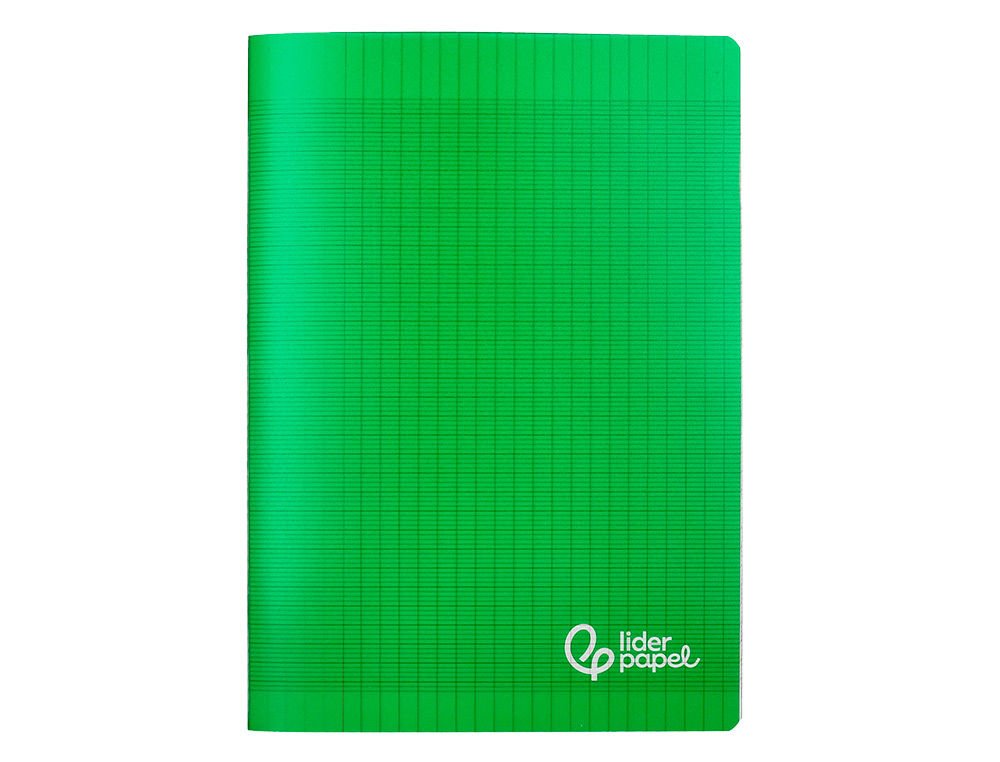 CAHIER PIQURE LIDERPAPEL COUVERTURE PP 240X320MM 48P   SEYES COLORIS VERT
