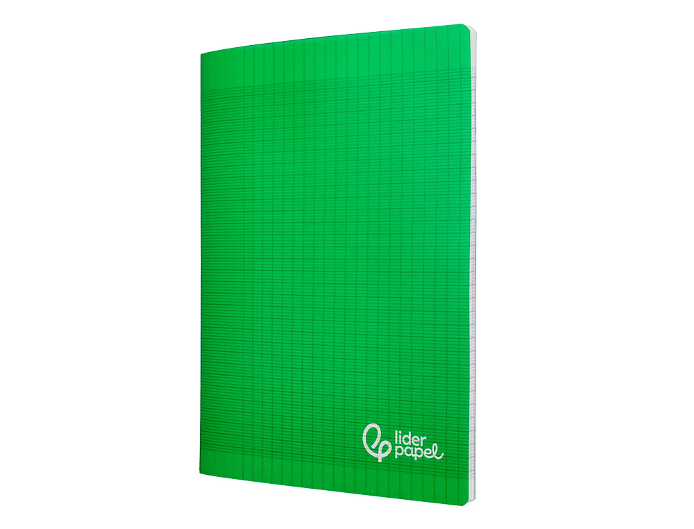 CAHIER PIQURE LIDERPAPEL COUVERTURE PP 240X320MM 48P   SEYES COLORIS VERT