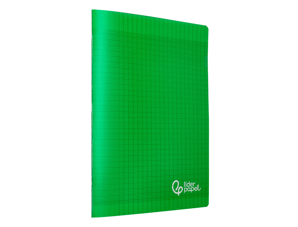 CAHIER PIQURE LIDERPAPEL COUVERTURE PP 240X320MM 48P   SEYES COLORIS VERT
