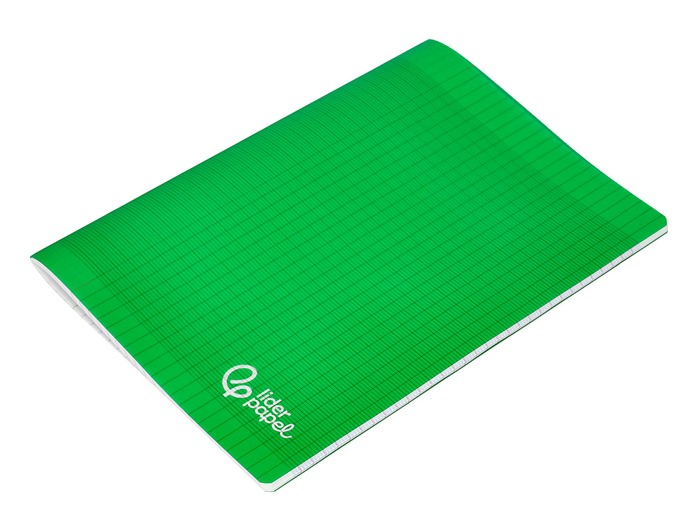 CAHIER PIQURE LIDERPAPEL COUVERTURE PP 240X320MM 48P   SEYES COLORIS VERT