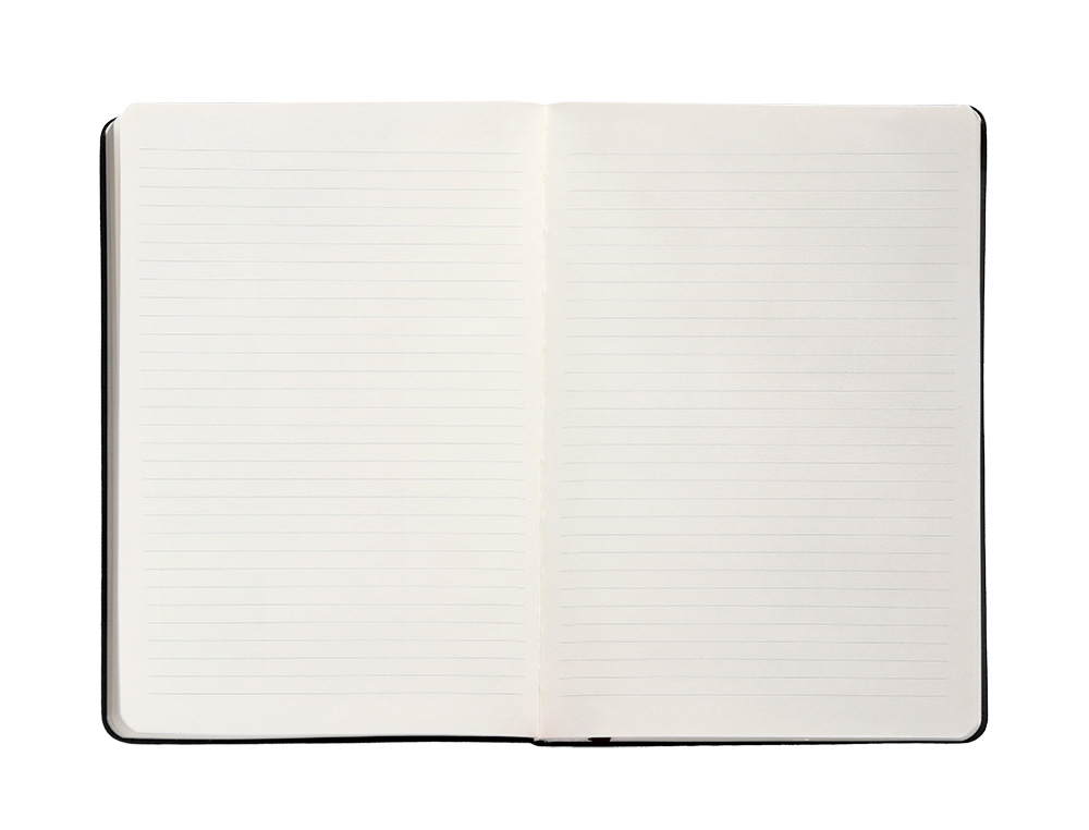CARNET FERMETURE ELASTIQUE ANTARTIK NOTES COUVERTURE     RIGIDE A4 LIGNE 100 FEUILLES  80GR FSC COLORIS NOIR