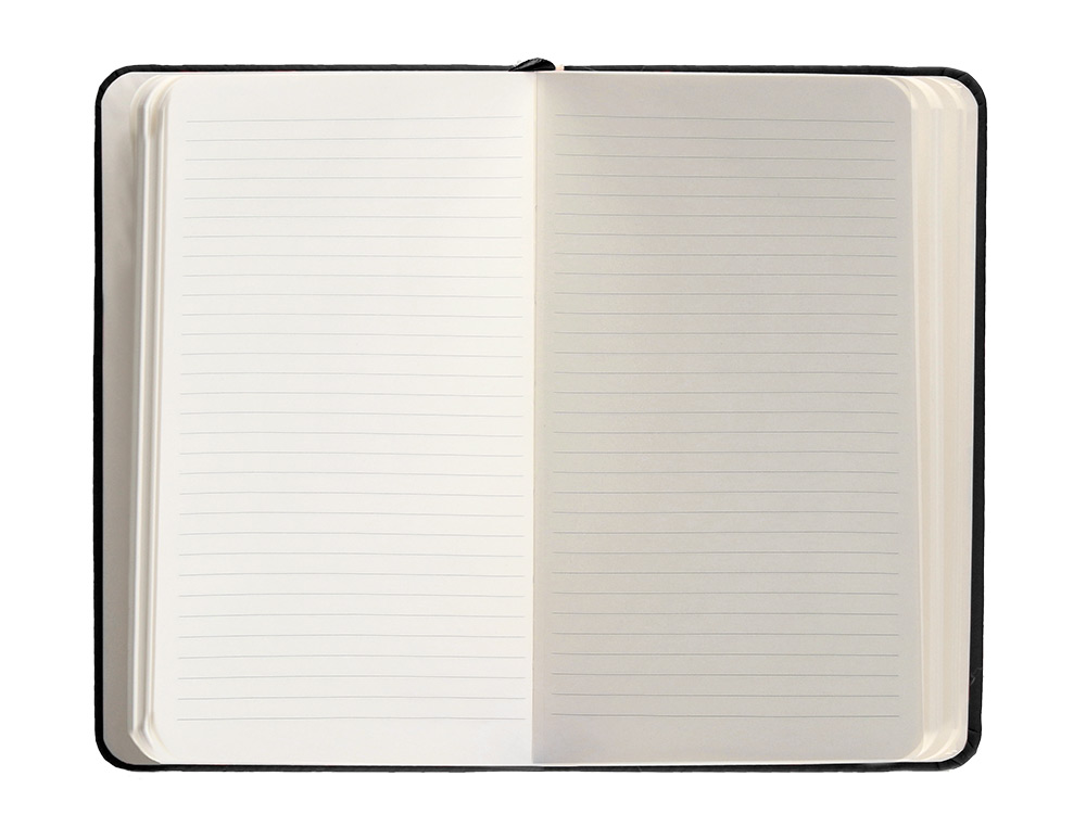 CARNET FERMETURE ELASTIQUE ANTARTIK NOTES COUVERTURE     RIGIDE A6 LIGNE 100 FEUILLES  80GR FSC COLORIS NOIR