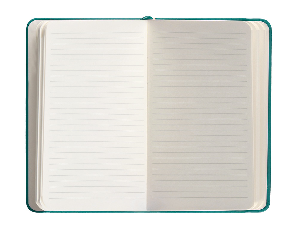 CARNET FERMETURE ELASTIQUE ANTARTIK NOTES COUVERTURE     RIGIDE A6 LIGNE 100 FEUILLES  80GR FSC COLORIS VERT PAON