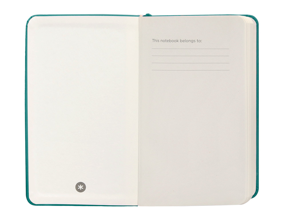 CARNET FERMETURE ELASTIQUE ANTARTIK NOTES COUVERTURE     RIGIDE A6 LIGNE 100 FEUILLES  80GR FSC COLORIS VERT PAON